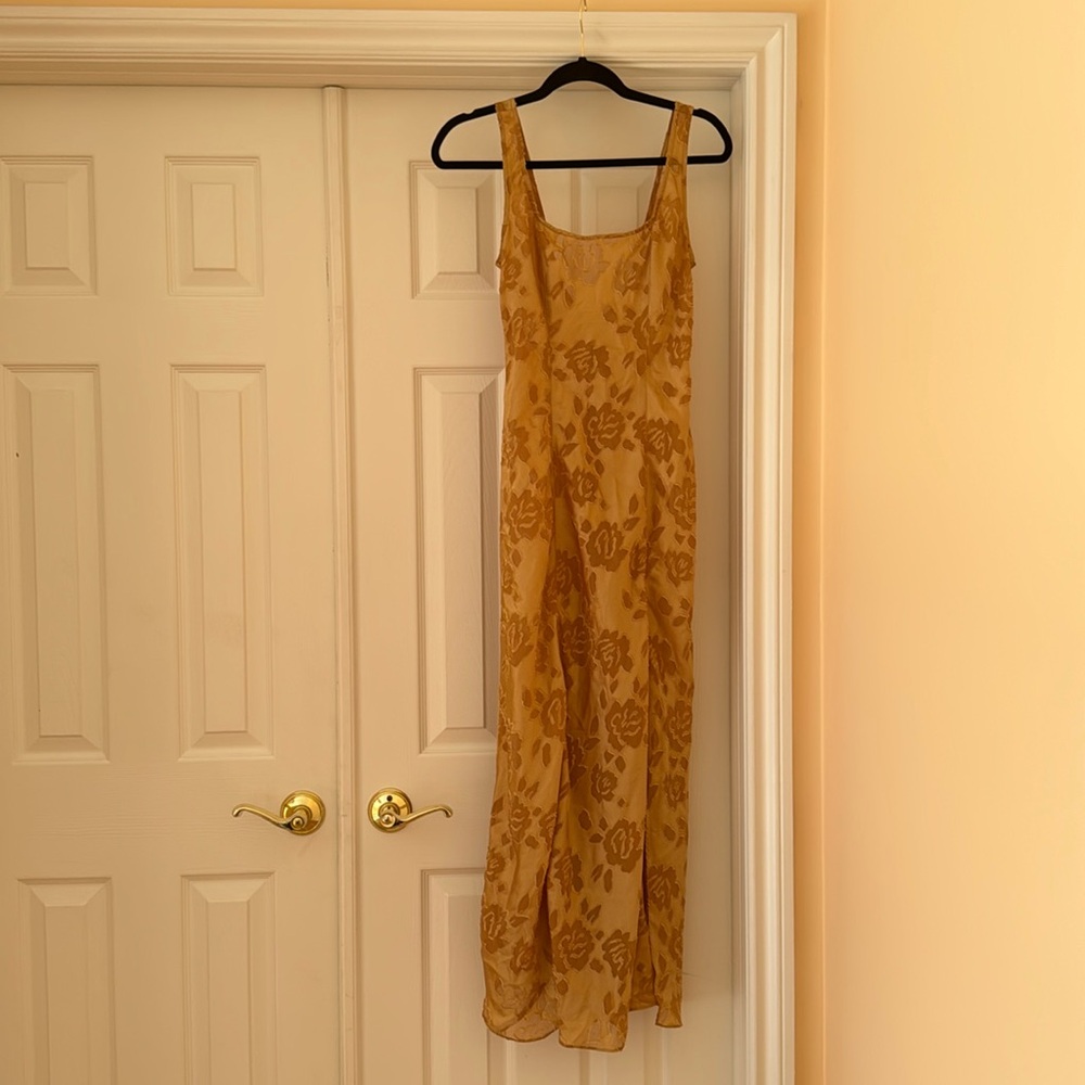 Gold label Victoria’s Secret gold dress